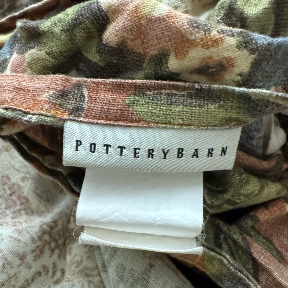 Pottery Barn Floral Duvet Cover - Multicolor - Picture 8 of 10